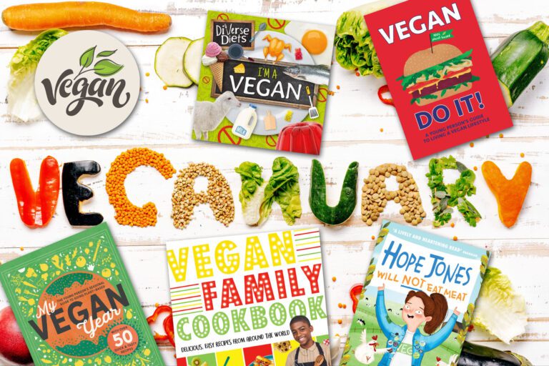 Vegan family cookbooks for thought-provoking food in Vegan January.