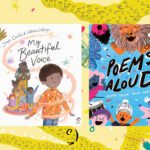 A collection of powerful children's books on a vibrant yellow background brimming with poetic beauty.