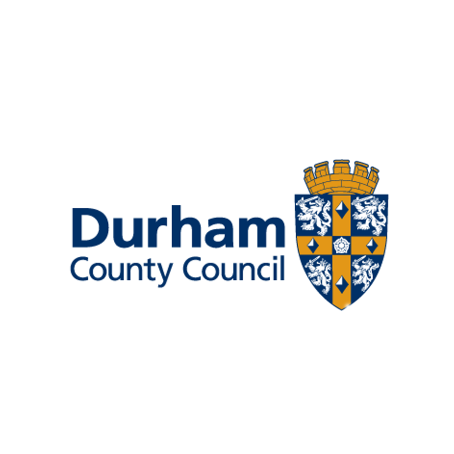 Durham county council logo.