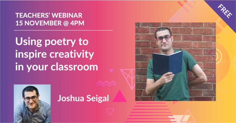 Using Joshua Seigal's poetry to inspire creativity in the classroom.